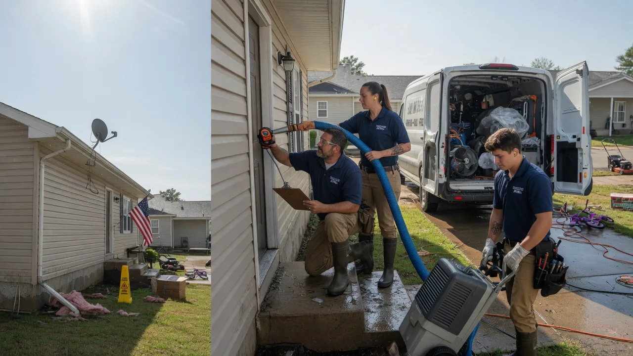 Ceiling Water Damage Restoration in Henrietta, TX near me